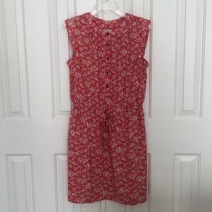 Red Floral LOFT Dress